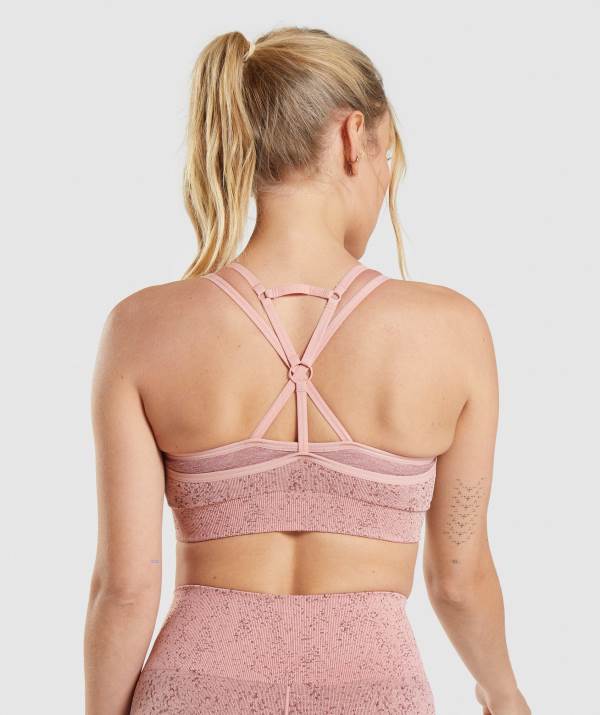 Damske Športové Podprsenky Gymshark Adapt Fleck Seamless Ruzove | DT1738592